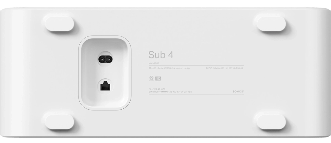 Смарт сабвуфер Sonos Sub 4 White 222846 фото