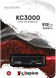 SSD накопичувач Kingston 512GB M.2 PCIe Gen4 NVMe KC3000 (SKC3000S/512G) 226465 фото 1