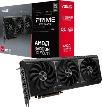 Відеокарта ASUS Radeon RX 9070 Prime OC 16GB GDDR6 (PRIME-RX9070-O16G)
