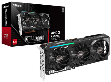 Відеокарта ASRock Radeon RX 9070 Challenger 16GB (RX9070 CL 16G) 223245 фото