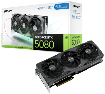 Відеокарта PNY GeForce RTX 5080 OC 16GB GDDR7 DLSS4 (VCG508016TFXPB1-O) 223180 фото