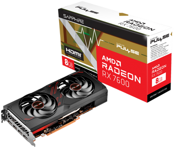 Відеокарта Sapphire Radeon RX 7600 8 GB PULSE (11324-01) 222934 фото