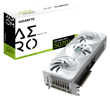 Відеокарта Gigabyte GeForce RTX 5070 Ti Aero OC 16GB GDDR7 DLSS4 (GV-N507TAERO OC-16GD) 223161 фото