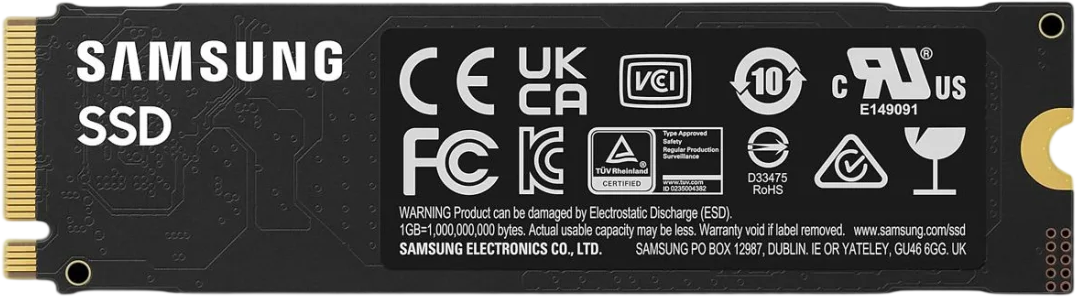 SSD Samsung 4TB M.2 PCIe Gen5 NVMe 990 EVO PLUS (MZ-V9S4T0BW) 227098 фото