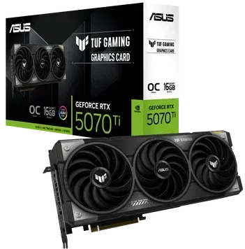 Відеокарта ASUS GeForce RTX 5070 Ti TUF Gaming OC 16GB GDDR7 DLSS4 (TUF-RTX5070TI-O16G-GAMING)
