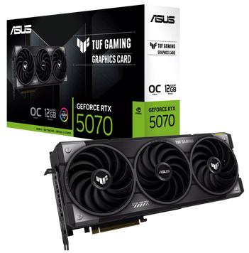 Відеокарта ASUS GeForce RTX 5070 TUF Gaming OC 12GB GDDR7 DLSS4 (TUF-RTX5070-O12G-GAMING) 223033 фото