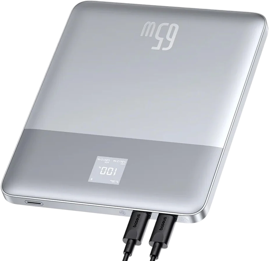 Зарядний пристрій (Powerbank) Baseus Blade2 PowerBank 12000mAh 65W Silver (P10063801S13-00) 226512 фото