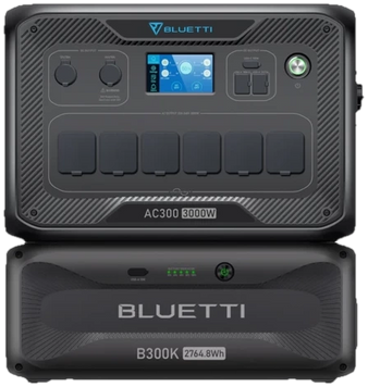Комплект зарядної станції BLUETTI AC300 + battery module B300K 227668 фото