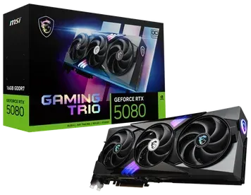 Відеокарта MSI GeForce RTX 5080 16G GAMING TRIO OC