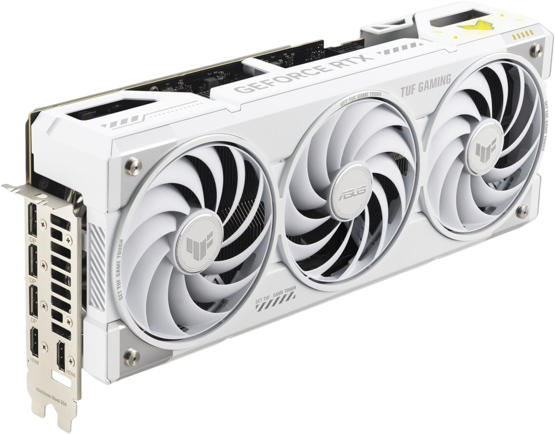 Відеокарта ASUS GeForce RTX 5070 Ti TUF Gaming OC White BTF 16GB GDDR7 DLSS4 (TUF-RTX5070TI-O16G-BTF-WHITE) 226203 фото