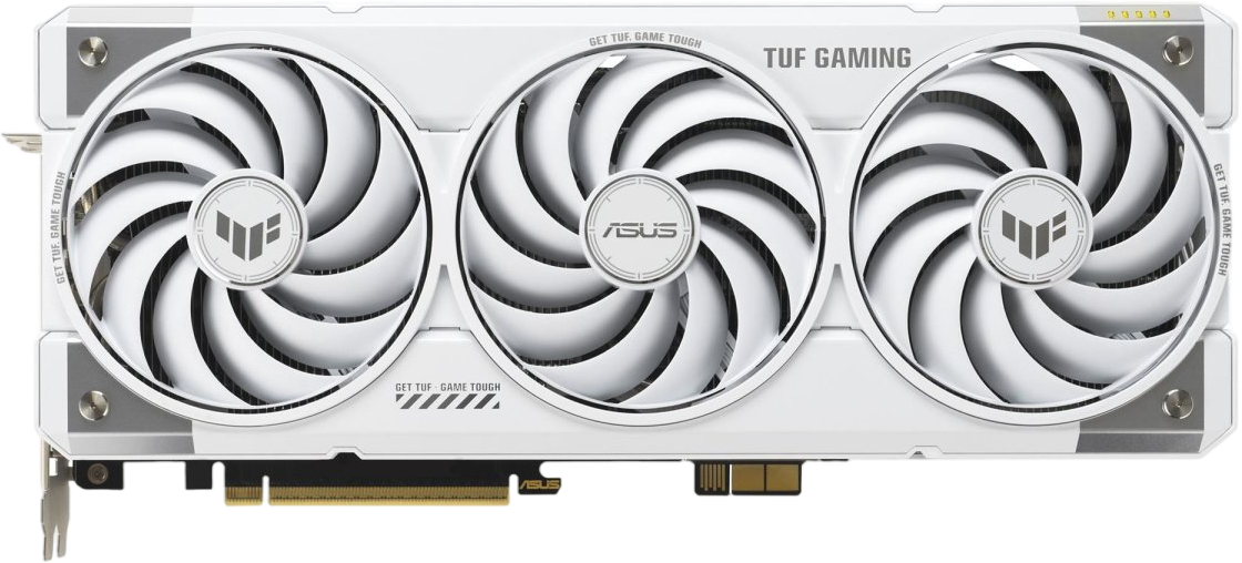 Відеокарта ASUS GeForce RTX 5070 Ti TUF Gaming OC White BTF 16GB GDDR7 DLSS4 (TUF-RTX5070TI-O16G-BTF-WHITE) 226203 фото