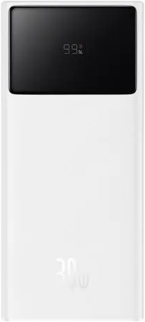 Зовнішній акумулятор (павербанк) Baseus Star Lord Digital Display White (PPXJ080102) 226322 фото